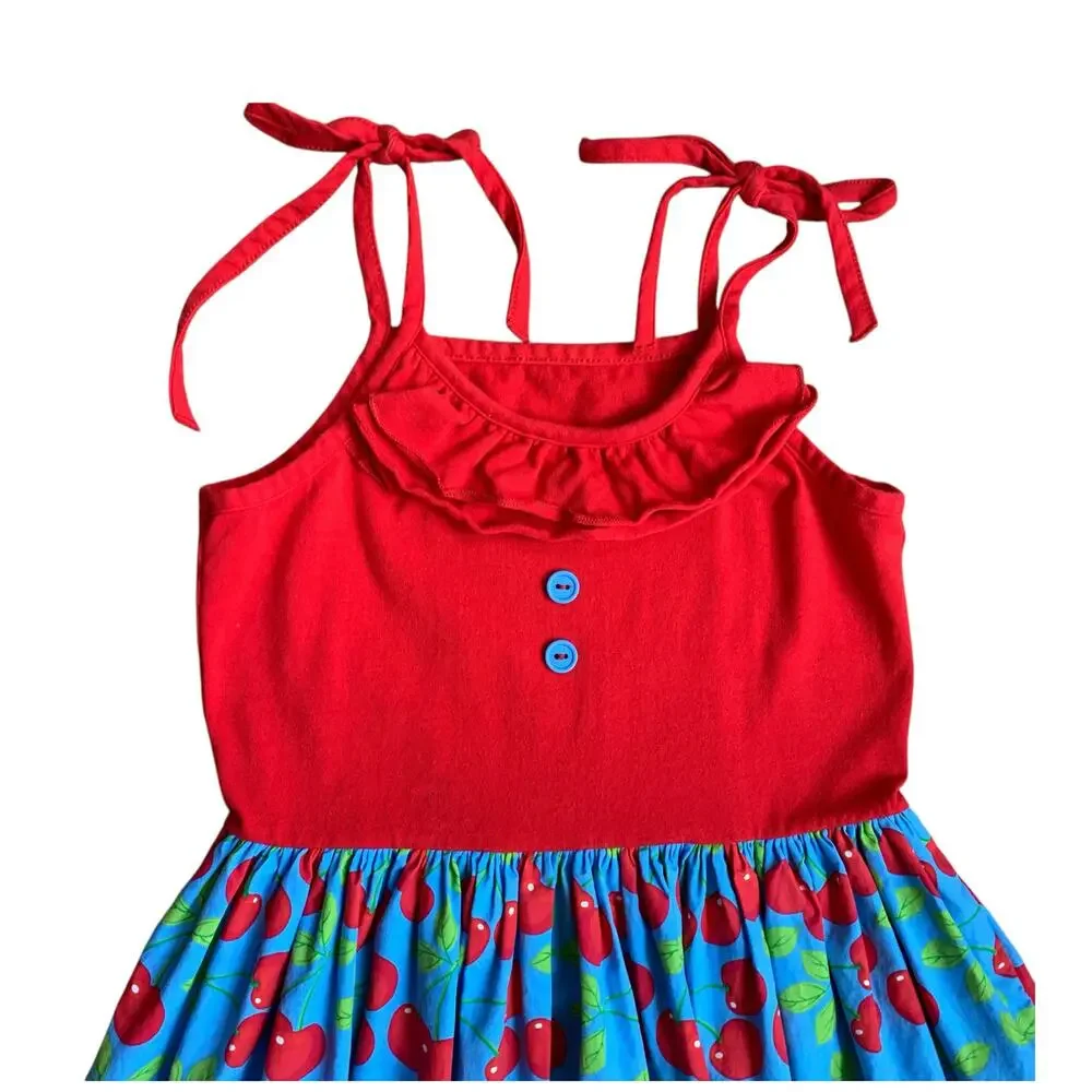 Eleanor Rose Cherry Judy Dress 7/8 years